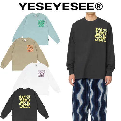 YESEYESEE  |Unisex Street Style Long Sleeves Long Sleeve T-shirt