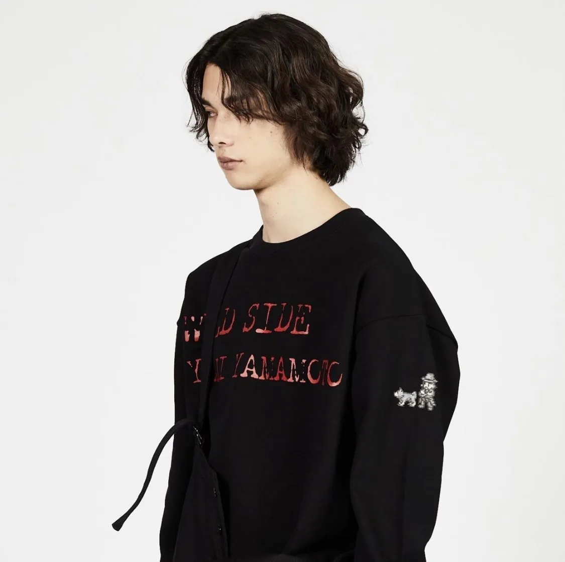 Yohji Yamamoto  |Pullovers Unisex Street Style Long Sleeves Cotton