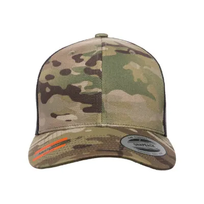 Yupoong Retro Trucker Multicam Cap