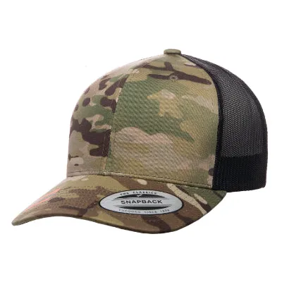 Yupoong Retro Trucker Multicam Cap